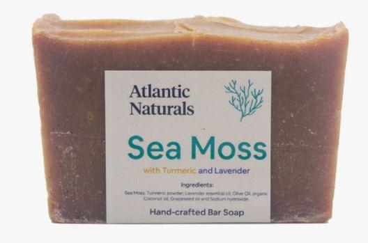 Atlantic Naturals Sea Moss Bar Soap with Turmeric & Lavender Suwanee, GA